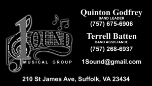 1Sound Business Card side1